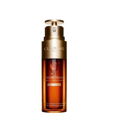 Clarins NEW Double Serum Light | Anti Aging | Visibly Firms Smoothes & Boosts Radiance in 7 Days* | 21 Plant Ingredients | Turmeric | Lighter Texture | Great for Oily Skin and Humid Climates