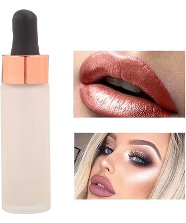 Illuminator Liquid Highlighter Drops Illuminating Fluid Added to Foundation Primer or Moisturiser for a Versatile Glow 15ml(DC004-7#) - Buy Online on SooperMarket.com