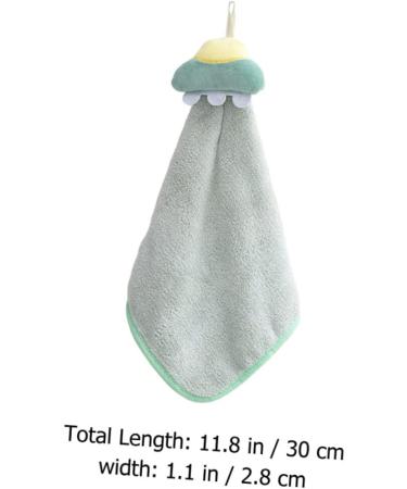 Beavorty 3pcs Infant Terry Cloth Wash Cloths - Absorbent Baby Towels for Bath and Face - Cartoon Hanging Washcloth Set - Buy Online on SooperMarket.com