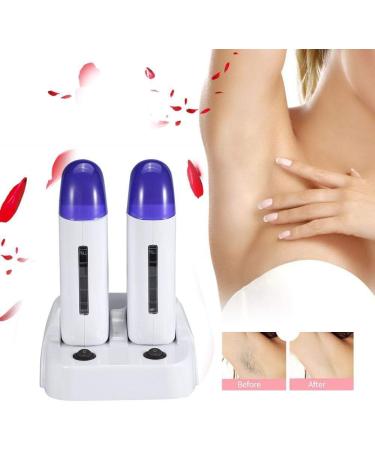Depilatory Roll Hair Removal Waxing Roller Roll Wax Heater Waxing Paper Electric Rolling Wax Warmer Body Hair Removal Salon Tool (5#) - Buy Online on SooperMarket.com