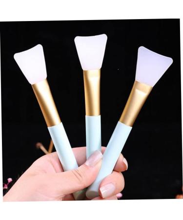Facial Mask Brush Silicone Facial Mask Brush Hairless Face Makeup Applicator Mud Mask Brush DIY Mask Cosmetic Brush Blue - Buy Online on SooperMarket.com