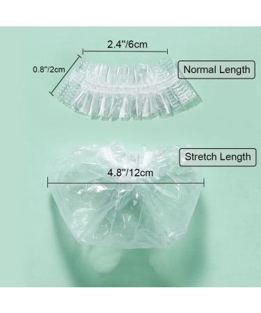 200 Pcs JZTang Disposable Clear Ear Covers | Ear Protectors for Hair Salon, Hair Dryer, Bathing - Buy Online on SooperMarket.com