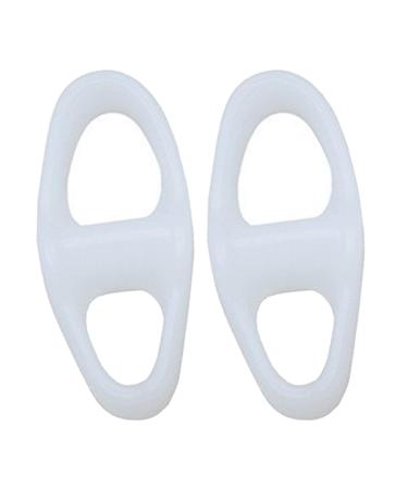 Puzzlegame toe spacers |Silicone hammer toe smooths |Reusable orthetic toe spreader portable toe smooths for correct toes hammer toe relief prevention of white L