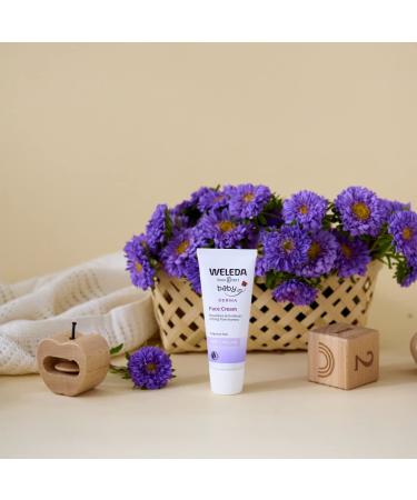 Weleda Baby Sensitive Care Face Cream with White Mallows Extracts - 1.7 fl oz (50 ml) | Soothing, Natural Moisturizer for Delicate Skin - Buy Online on SooperMarket.com