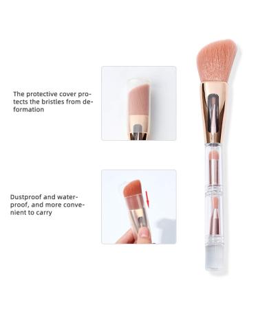 Professional Multi-function Makeup Brush Set | Soft & Comfortable Travel Brushes | 4-in-1 Face & Eye Shadow Brushes - Buy Online on SooperMarket.com