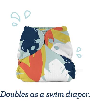 Esembly Cloth Nappy Cover Size 2 Sea Salt - Waterproof & Breathable Swim Nappy - Reusable Leak-Proof Layer - Fits 18-35lbs - Popper Closure - Buy Online on SooperMarket.com