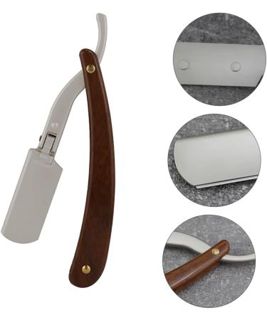 Angoily Stainless Steel Scissors & Razor for Men | Travel Barbershop Shaving Blades & Hair Scissors - Buy Online on SooperMarket.com