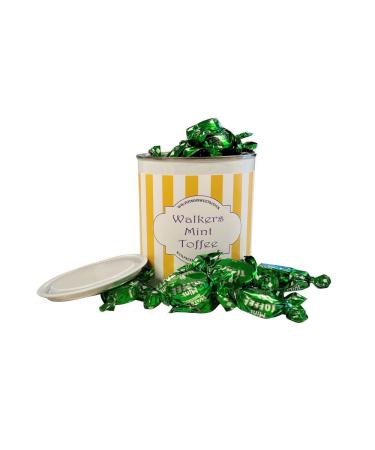 250g Paint Pot Tin of Walkers Individually Wrapped Mint Toffees