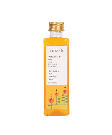 Vitamin C Oil for Skin | with Rosehip Avocado & Vitamin E | Natural & Organic Skin Care Face Moisturizer | 3.38 Fl Oz (100ml)