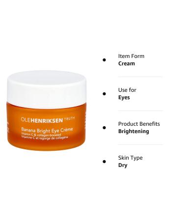 Hikaru Ole Henriksen Banana Bright Eye Cr me 0.5 fl oz/15mL - Brighten & Firm Under Eyes - Buy Online on SooperMarket.com