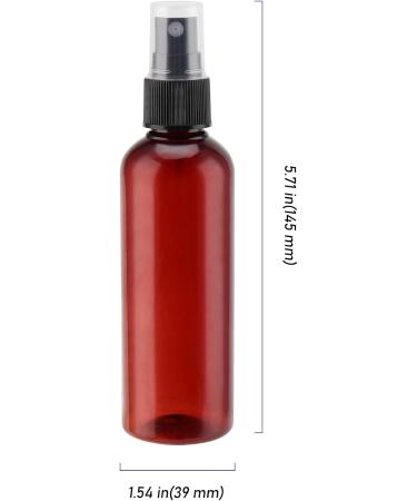 ZEONHEI 40 Pieces 100ml Brown Spray Bottle 3.4oz Plastic Portable Empty Fine Mist Sprayer Container Set with Funnels and Labels Refillable Spray Bottle Bulk for Travel Storage - Buy Online on SooperMarket.com
