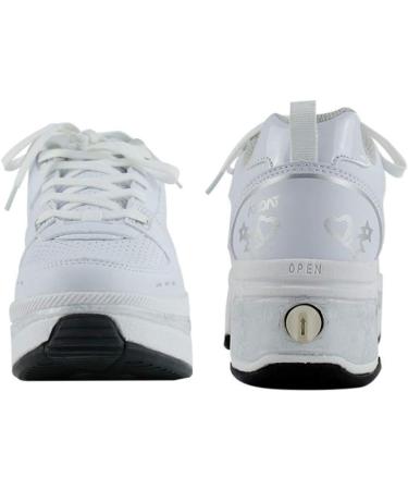 CHSSIH Roller Skates for Women Shoes with Wheels for Girls Kick Rollers Shoes Retractable for Boys  Adult Parkour Quad Roller Shoes Inline Skates Children'sOutdoor Skates A 4 - Buy Online on SooperMarket.com