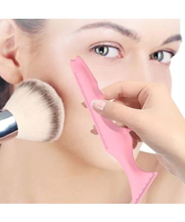 OSALADI Silicone Beauty Ruler Travel Stickers Eyeliner Stencils for Hooded Eyes Makeup Supply Protection Pink - Buy Online on SooperMarket.com