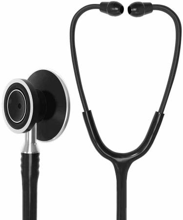 Saini_MEDICOS MCP Anchor Aluminium Dual Head Stethoscope for Doctors & Medical Students-Black