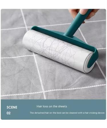 Lint Roller 16cm Wide | Removes Lint Hair & Pet Hair | Includes 60 Sheet Refill | Perfect for Clothing & Upholstery | Shop Internationally - Buy Online on SooperMarket.com