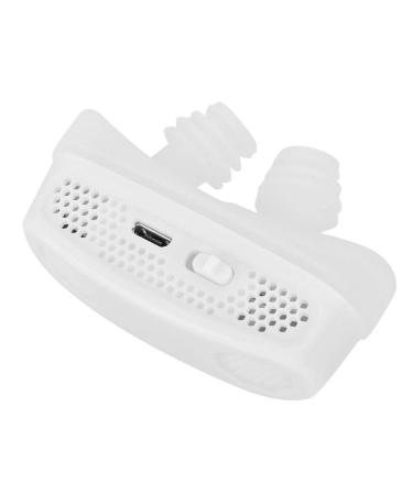 Brrnoo Anti Snoring Device USB Rechargeable 2 in 1 Humanized Design Anti Snoring Nose Mini Anti Snore Device for Men and Women to Reduce Snoring(2)
