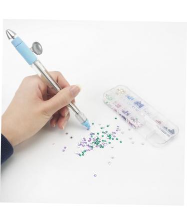 BELLIFFY 1pc Rhinestones Picker Dotting Tools Beads Painting Tool Beads Painting Pen Diamond Picture Pen 16x1cm Blue - Buy Online on SooperMarket.com