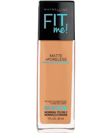 Maybelline New York Fit Me Matte + Poreless Liquid Foundation Makeup Toffee 1 fl. oz. and Loose Finishing Powder Medium Deep 0.7 Oz - Buy Online on SooperMarket.com