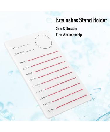 Eyelash Extensions Tray - Black Mink False Lashes Holder for Salon Use | Premium Plastic Eyelash Stand Pallet (02 - Buy Online on SooperMarket.com