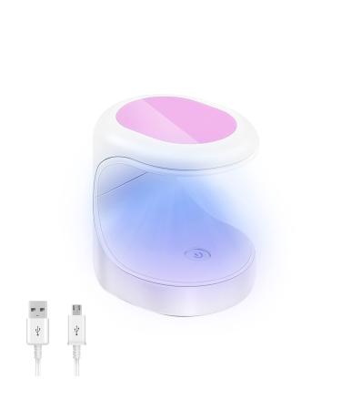 Mini LED UV nail dryer USB portable nail dryer nail lamp 16W UV lamp for gel nails nail gel polish dryer lamp nail art manicure tools for individual fingers violet