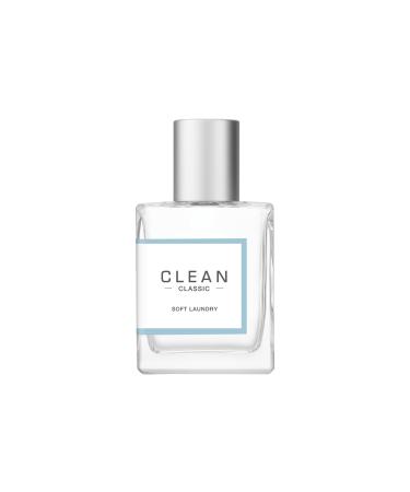 CLEAN CLASSIC Eau de Parfum Light Casual Perfume Layerable Spray Fragrance Formulated with Vegan Phthalate-Free & Paraben-Free Ingredients 1 Fl Oz (Pack of 1) Soft Laundry