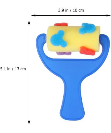 STOBOK Drawing Sponge Roller Brush Set for Kids - 8 Piece Graffiti DIY Tool Kit - Buy Online on SooperMarket.com