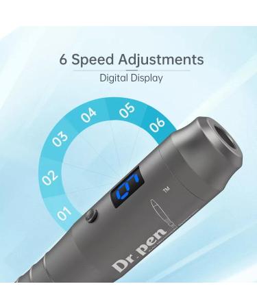 Dr Pen Ultima M8 - Professional Microneedling Derma Pen for Home Use | 2Pcs 16Pins Cartridge | Dermapen Micro Needling Kit - Buy Online on SooperMarket.com