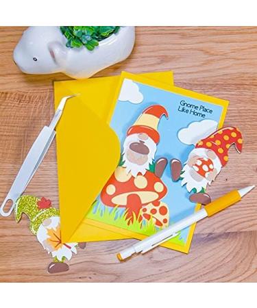 Bearly Art Colorful Collection Blank Cards with Envelopes | A6 Size for Cricut Joy | 92 lb Premium Cardstock | Handmade Greeting Cards | 12 Sealing Stickers - Buy Online on SooperMarket.com