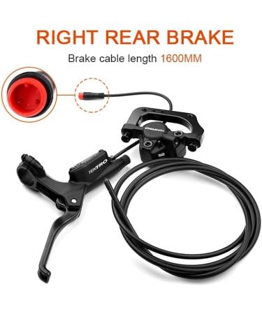 Bibike Tektro eBike Hydraulic Disc Brake with Induction Control System & 2 Rotors - 180mm Front, 180mm Rear - Buy Online on SooperMarket.com