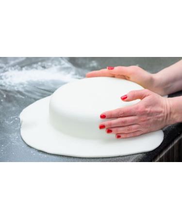 Premium Burgundy Fondant 500g - Soft & Flexible Cake Decoration - 17 Colors Available - Edible Roll Fondant for All Your Baking Needs - Buy Online on SooperMarket.com