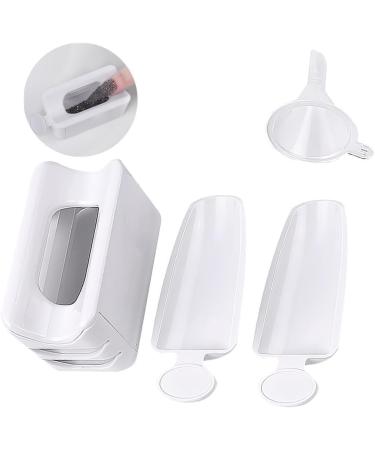 Dajidafu Nail Dip Container Nails Art Dipping Powder Holder Glitters Rhinestones Powders Storage Box Manicure Pedicure Accessory - Buy Online on SooperMarket.com