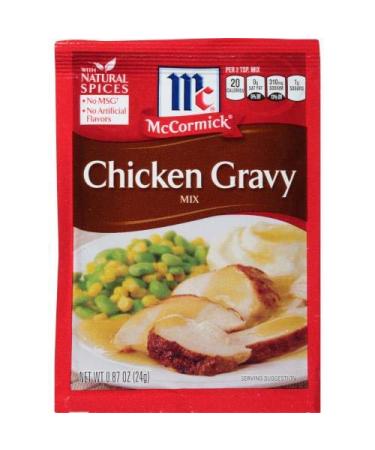 McCormick Chicken Gravy Mix (Pack of 4) .87 oz Packets
