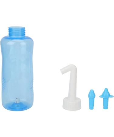 Nasal Cleaner Smoother Breathing with 2pcs Nozzles 500ml Bottle Nasal Wash Cleaner Nasal Hygiene Kit - Buy Online on SooperMarket.com