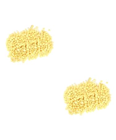 Angoily 2st hair removal hot wax kit hard wax pearl hard wax pearls pearl kit mineral oil Lotus tealight holder bathroom organizer worktop beans grow bodies beiex2st mediumx2pcs