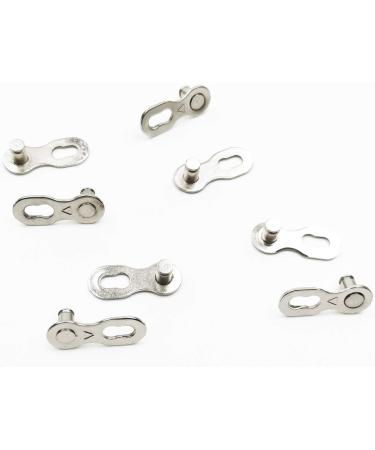 Hyamass 4 Pairs Bicycle Missing Link Reusable Steel Bike Chain 6/7/8 Speed - Silver - Buy Online on SooperMarket.com