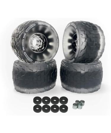 IWONDER Cloud Wheel 105mm Discovery Electric Skateboard Wheels - Off Road 78A Translucent Urethane Longboard Wheels - Buy Online on SooperMarket.com