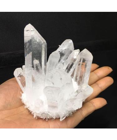 Crystal Healing Meditation Decoration Natural Clear Quartz Crystal Cluster Minerals for Meditation Positive Healing Chakra Reiki Stone Home Furnishing Decoration Home Decoration (Size : 400-500g) - Buy Online on SooperMarket.com