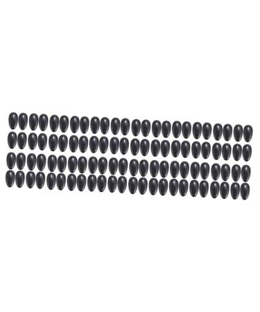 NOLITOY 150 Pairs Hair Styling Tools Ear Shield Waterproof Ear Plugs Hair Salon Ear Caps Silicone Earplugs Salon Ear Protection Ear Caps for Shower Hair Dryer Ear Cover Protector Heating 0.04 Ounce (Pack of 1) Blackx3pcs