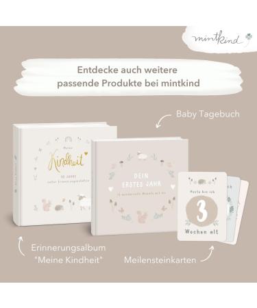 Buy Mintkind Pregnancy Diary My Pregnancy - Hardcover Diary & Photo Album for Expectant Mothers | Perfect Gift for Moms-to-Be - Beige - Buy Online on SooperMarket.com