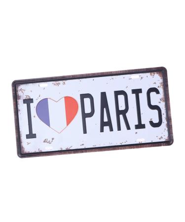 ABOOFAN Emblems Vintage Signs for Sale Out Door Decor Outdoor Metal Decor Iron Painting The Sign Iron Mark