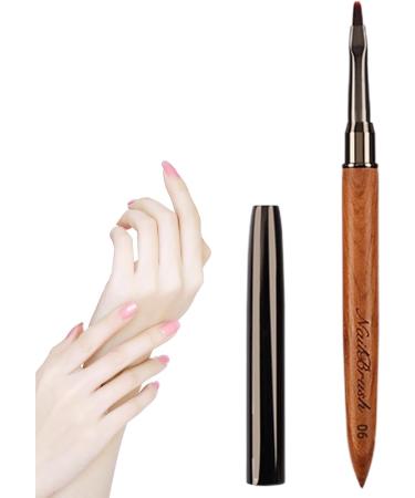 Nail Polish Brush Nail Dotting Tools Sandalwood Nail Polish Brush For Thin Details Fine Drawing Long Lines Home Use And Professional Nail Salon - Buy Online on SooperMarket.com