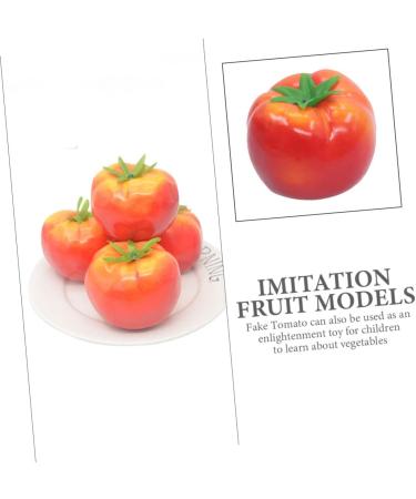 Warmhm 30 Pcs Imitation Tomato Artificial Lifelike Tomato Faux Plants Fake Tomato Prop Small Tomato Prop Artificial Plants Cherry Tomatoes Home Decor Pumpkin Decor Pillar Fake Apple Foam - Buy Online on SooperMarket.com