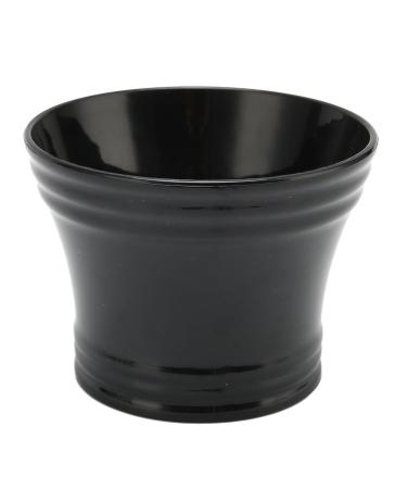 Jauarta Large Capacity Shaving Soap Cup - Portable Black Plastic Razor Holder with Comfortable Handle for Home & Travel Hairdressers - Buy Online on SooperMarket.com