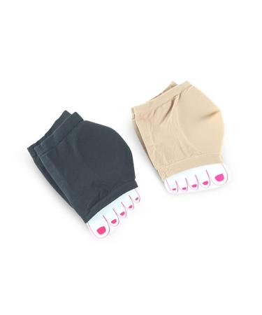 Mikinona Heel Protector Heel Moisturizing Sock Cracked Heel Socks Gel Heel Socks Dry Feet Socks Heel Sleeves for Cracked Heels Moisturizing Socks Black Heel Stockinette High Heel Foot Socks