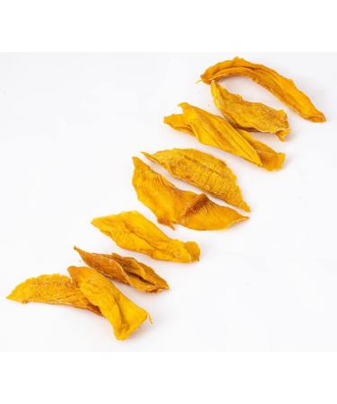 GoodFoodDelivered Dried Mango Strips 1kg Premium Quality - All Natural Juicy & No Added Sugar - Perfect for Healthy Snacking