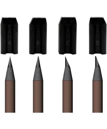Duckbill-Shape 4 in 1 Eyebrow Pencil Shaper & Sharpener | Eye Makeup Tool - Buy Online on SooperMarket.com