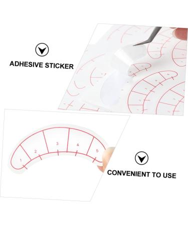 Healeved 20 Sheets Eyelash Positioning Paper Woman Eyelashes Sticker Eyelashes Positioning Pad Eyelashes Positioning Stickers Sticker Grafted Eyelashes Grafted Eyelashes Sticker - Buy Online on SooperMarket.com