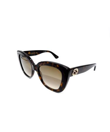 Gucci Unisex Adult GG0327S-002-52 Sunglasses Dark Havana 52