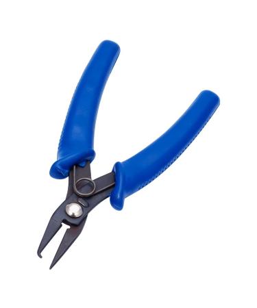 Beadthoven Split Ring Opening Pliers Tweezers Opener Tools Jewelry Making Tools Jump Ring Jewelry Pliers for Opening Split Ring or Key Chain Gunmetal Color 140mm