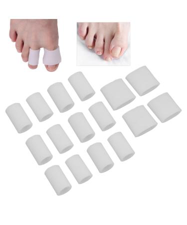 Toe Separators Silicone Gel Toe Separator Hammer Toe Corrector for Women Men Toe Isolator Gel Splints for Overlapping Toes Big Toe Alignment 8 Pairs
